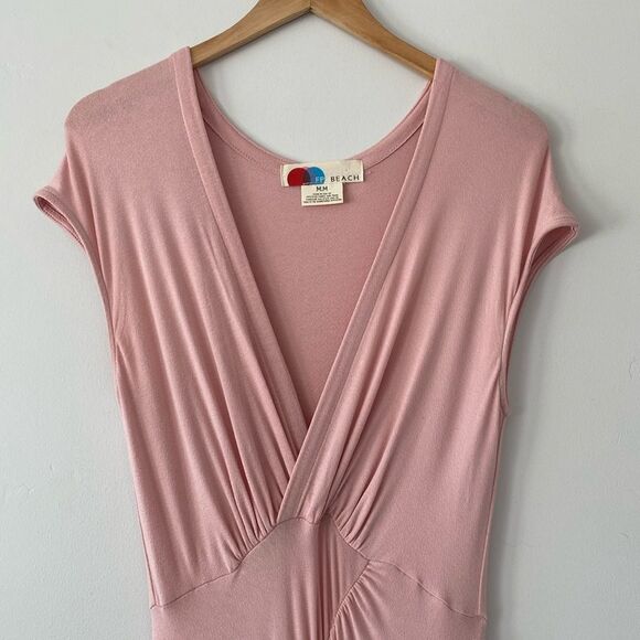 Free People FP Beach Powder Pink Maxi Dress sz L Wedding Dates Romantic Vacation - Picture 10 of 13